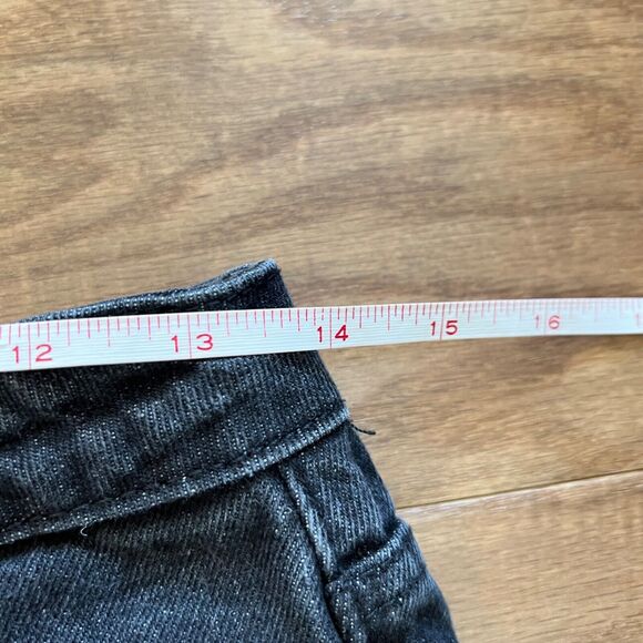 Pacsun Mom Short Size 26 Black Denim Jean Shorts Cuffed - Picture 7 of 9